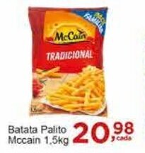 Rossi Supermercado Batata Palito McCain 1.5kg oferta