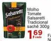 Rossi Supermercado Molho Tomate Salsaretti Tradicional Sachê 300g oferta