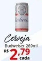 Cerveja Budweiser 269ml