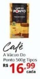 Café a vácuo Do Ponto 500g tipos