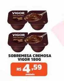 Sobremesa cremosa vigor