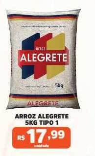 Supermercados Correia Arroz alegrete tipo 1 oferta