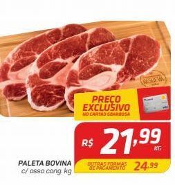 Paleta bovina c/ osso cong. kg