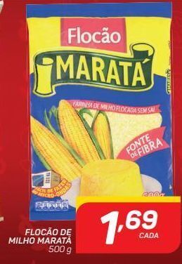 GBarbosa Flocão de milho maratá 500 g oferta