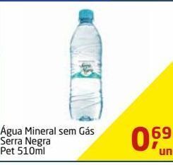 Água mineral sem gás serra negra pet 510ml