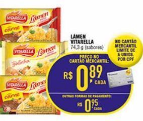 Mercantil Rodrigues Lamen vitarella 74,3g oferta