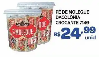 Carone Pé de moleque crocante dacolônia 714g oferta