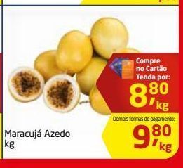 Tenda Atacado Maracujá azedo kg oferta