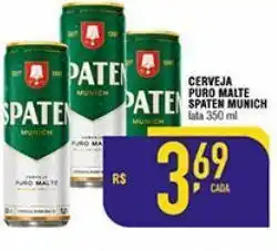 Cerveja puro malte spaten munich sleek 350 ml