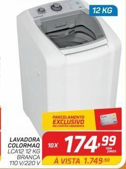 Lavadora colormaq lca12 12 kg branca 110 v/220 v