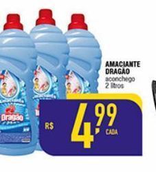 Mercantil Rodrigues Amaciante dragão 2l oferta