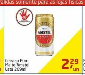 Tenda Atacado Cerveja puro malte amstel oferta