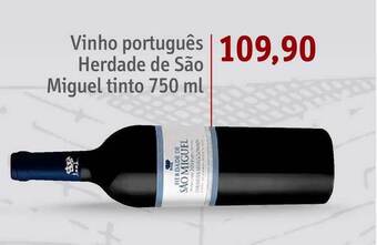 Sonda Vinho Português Herdade De São Miguel Tinto 750ml oferta