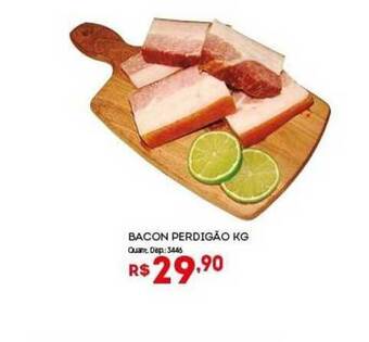 Bistek Supermercados Bacon Perdigão 1kg oferta