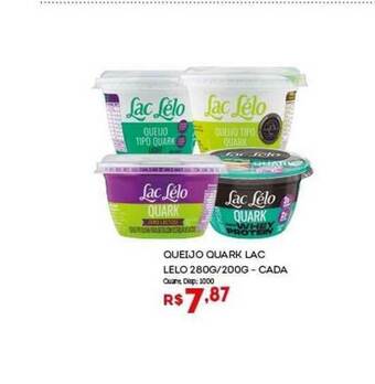 Queijo Quark Lac Lelo 280g/200g