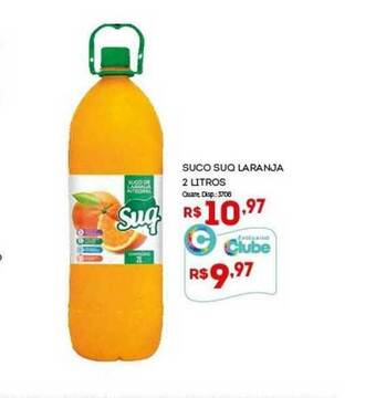 Bistek Supermercados Suco Suq Laranja 2L oferta
