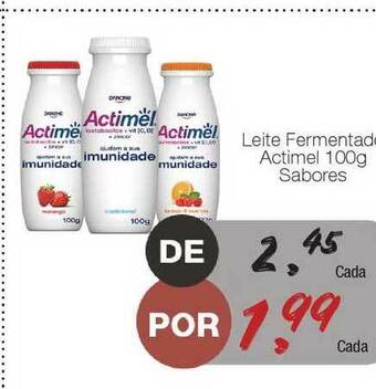 Supermercado Dalben Leite Fermantado Actimel Sabores 100g oferta