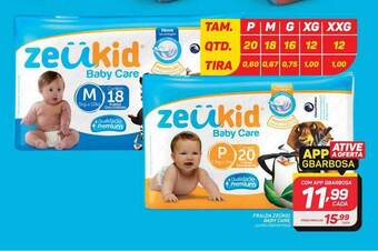 GBarbosa Fralda Zeükid Baby Care oferta