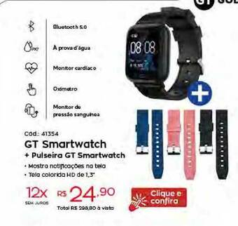 Gt Smartwatch + Pulseira Gt Smartwatch