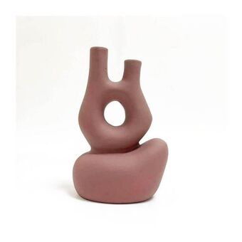 Pão de Açúcar Vaso marrom ceramica adely oferta