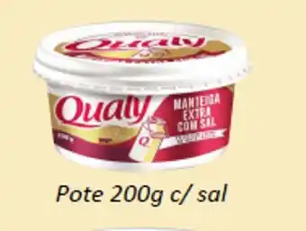 Manteiga qualy pote 200gr c/sal