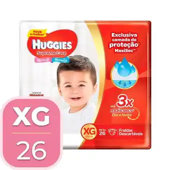 Supermercados Mateus Fralda descartável infantil supreme care xg pacote oferta