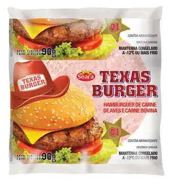 Mialich Supermercados Hambúrguer texas seara 56g oferta