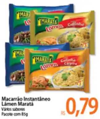 Atacadão Macarrao Instantineo Lamen Marata 85g oferta