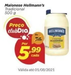 Dia Maionese Hellmann's 500g oferta