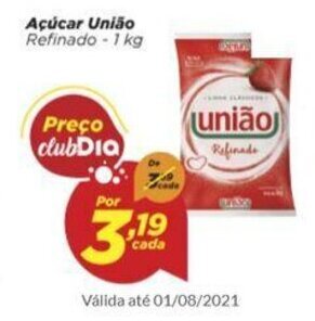 Dia Acucar Uniao 1kg oferta