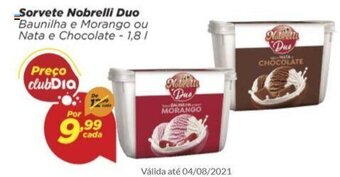 Dia Sorvete Nobrelli Duo 1.8L oferta