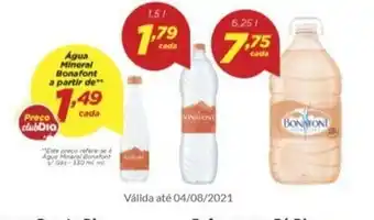 Dia Agua Mineral Bonafont Pet 1.5L oferta