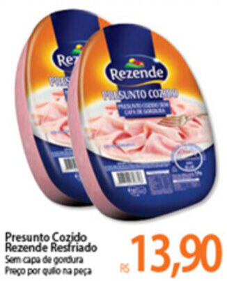 Atacadão Presunto Cozido Rezende Resfriado oferta