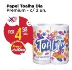 Dia Papel Toalha Dia oferta