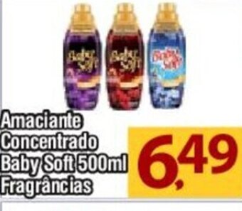 O Boticário Amaciante Concentrado Baby Soft 500ml frag, oferta