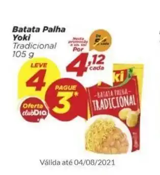 Dia Batata Palha Yoki 105g oferta