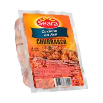 Supermercados Pague Menos Coxinha da asa de frango temperada seara 800g oferta