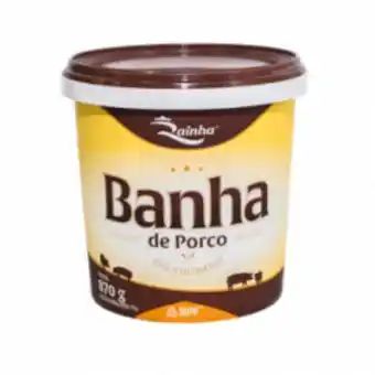 Supermercados Mundial Banha rainha da paz 870g oferta