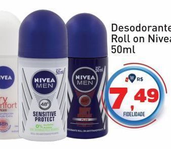 Tonin Superatacado Desodorante roll on nivea 50ml oferta