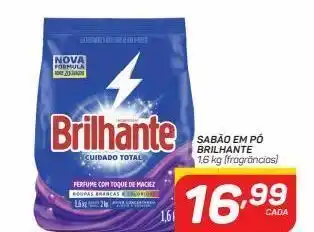 Sabão em pó brilhante 1,6 kg (fragrâncias)