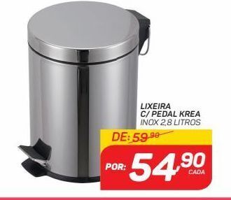 GBarbosa Lixeira c/ pedal krea oferta
