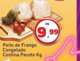 Tonin Superatacado Peito de frango congelado confina pacote kg oferta