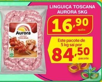 Roldão Linguiça toscana aurora 5kg oferta