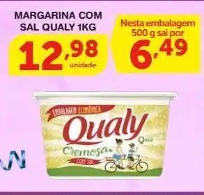 Roldão Margarina com sal qualy kg oferta