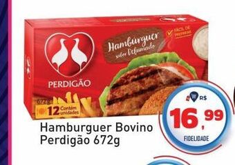 Tonin Superatacado Hamburguer bovino perdigão 672g oferta