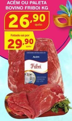 Roldão Acém ou paleta bovina friboi kg oferta