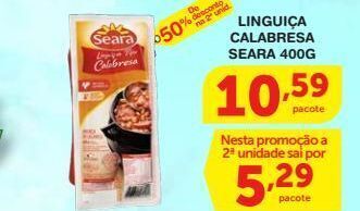 Roldão Linguiça calabresa seara 400g oferta