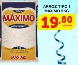 Roldão Arroz máximo 5kg oferta