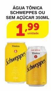 Água tônica schweppes 350ml