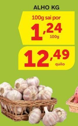 Roldão Alho kg oferta